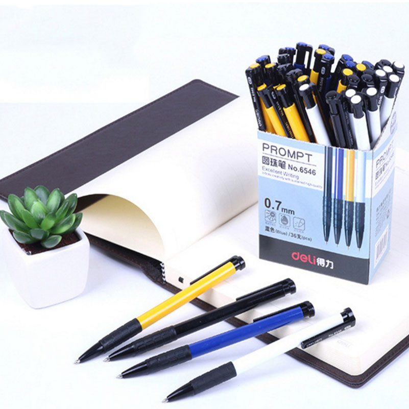 Ручка шарик. автом. Deli 6546