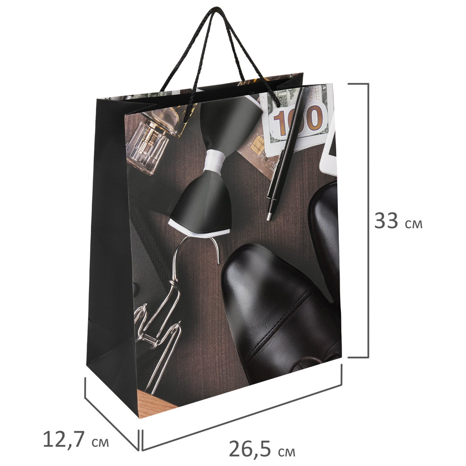 Пакет подарочный, "Businessman", бумажный