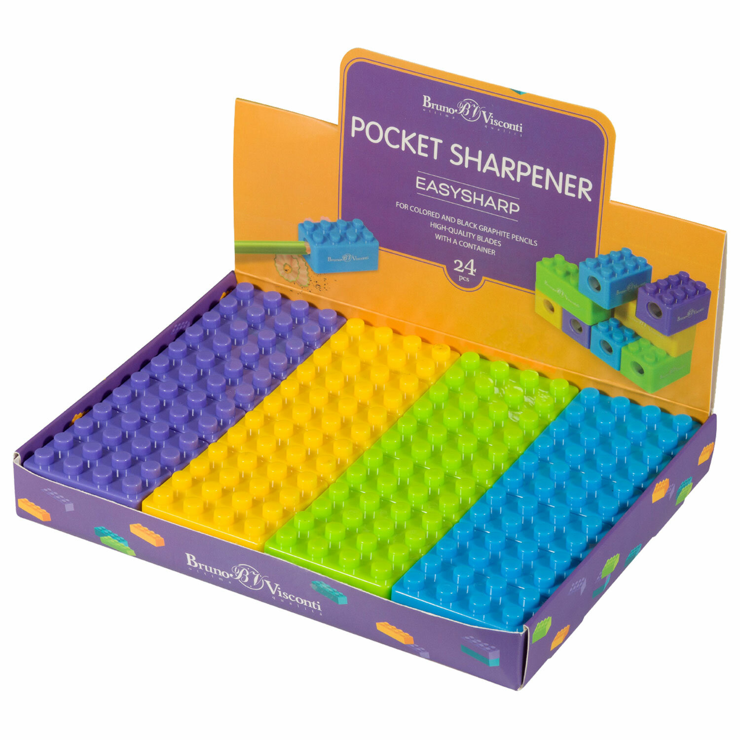 Точилка пластик. "Easy sharp", Bruno Visconti