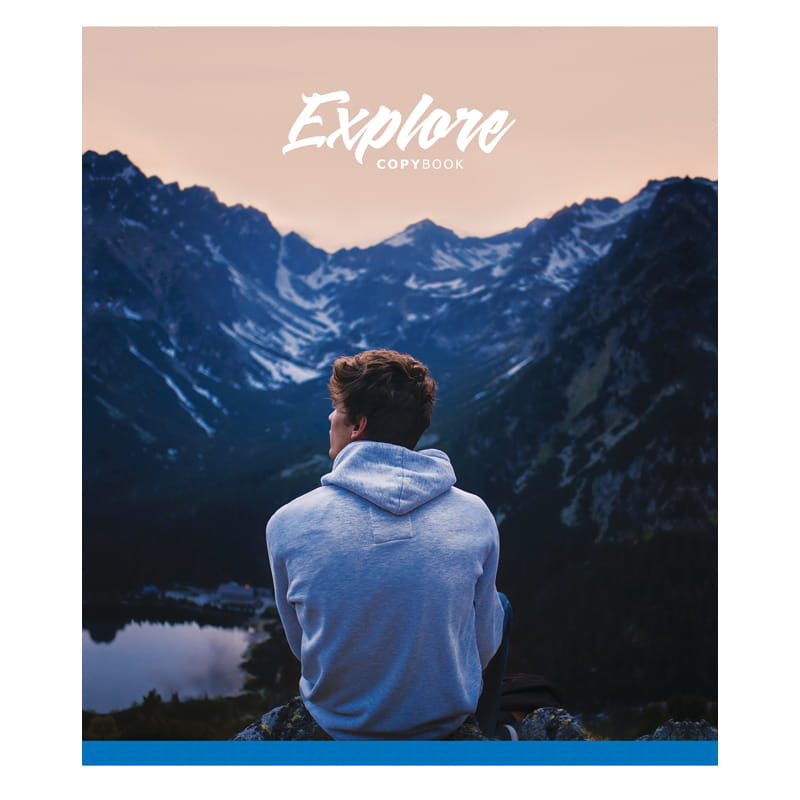 Тетрадь 96л. "Путешествия. Explore", клетка