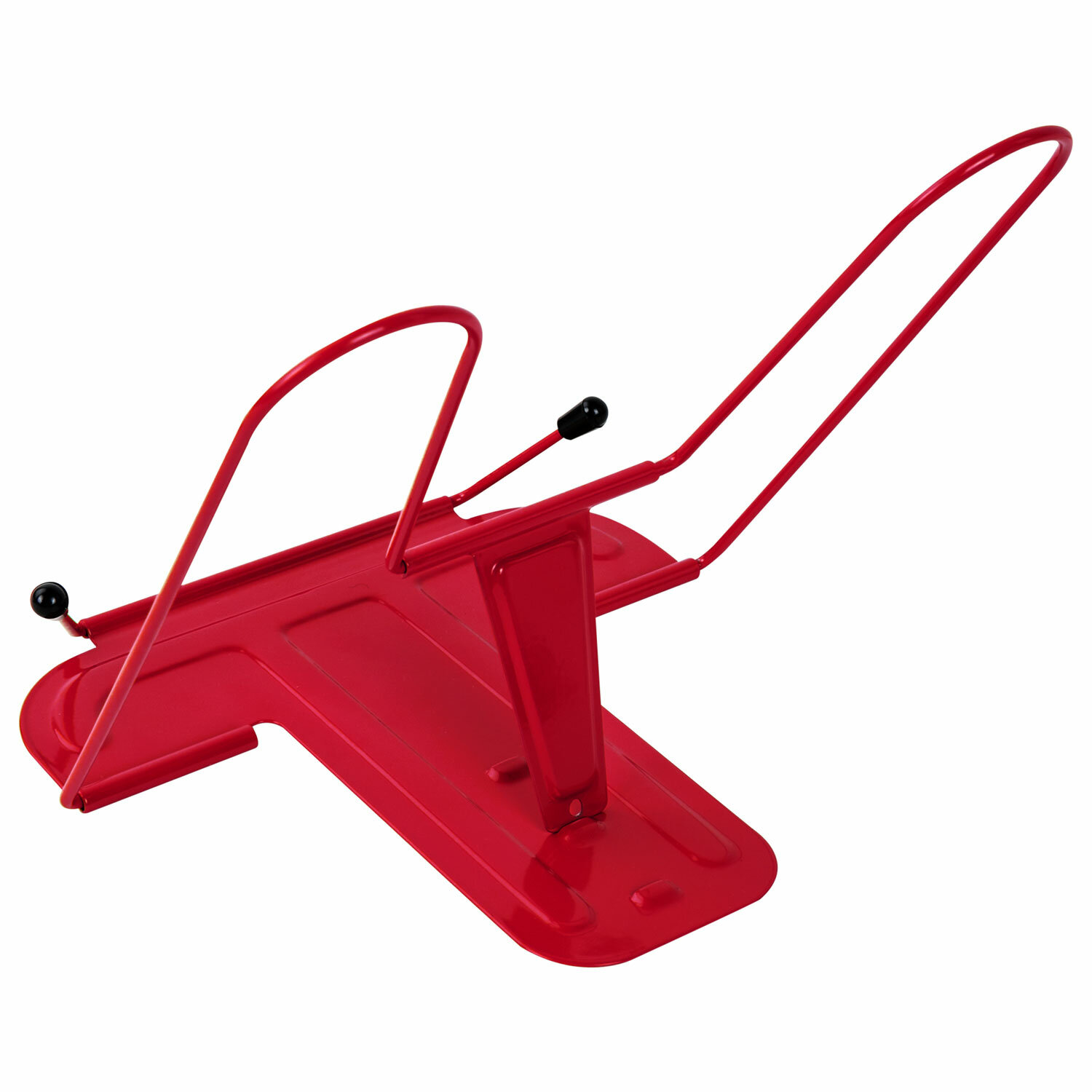 Подставка для книг, метал. упор, Brauberg, красная