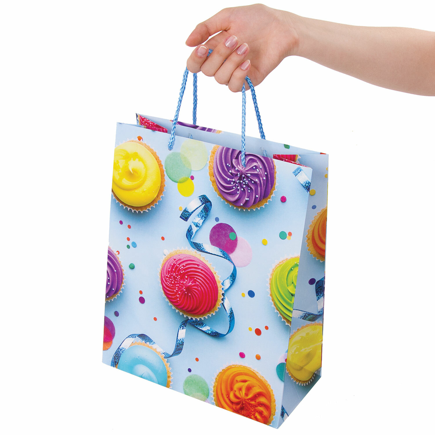 Пакет подарочный, "Кексики", бумажный