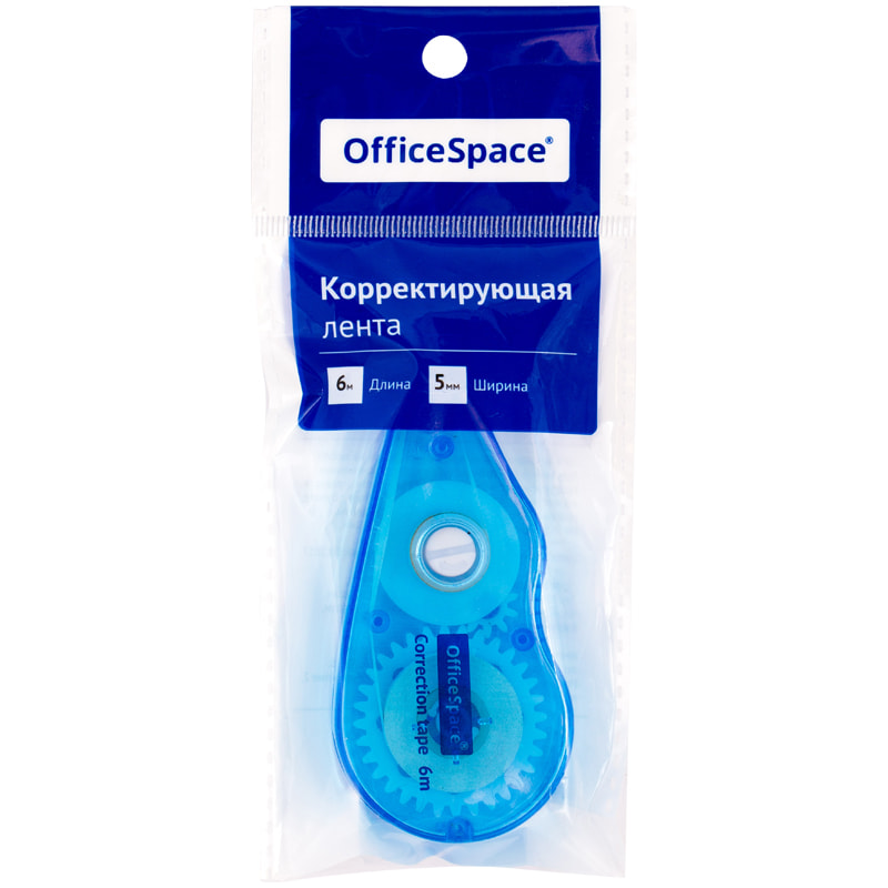 Корректор-лента, 5мм*6м, OfficeSpace от интернет-магазина kancelyar.by