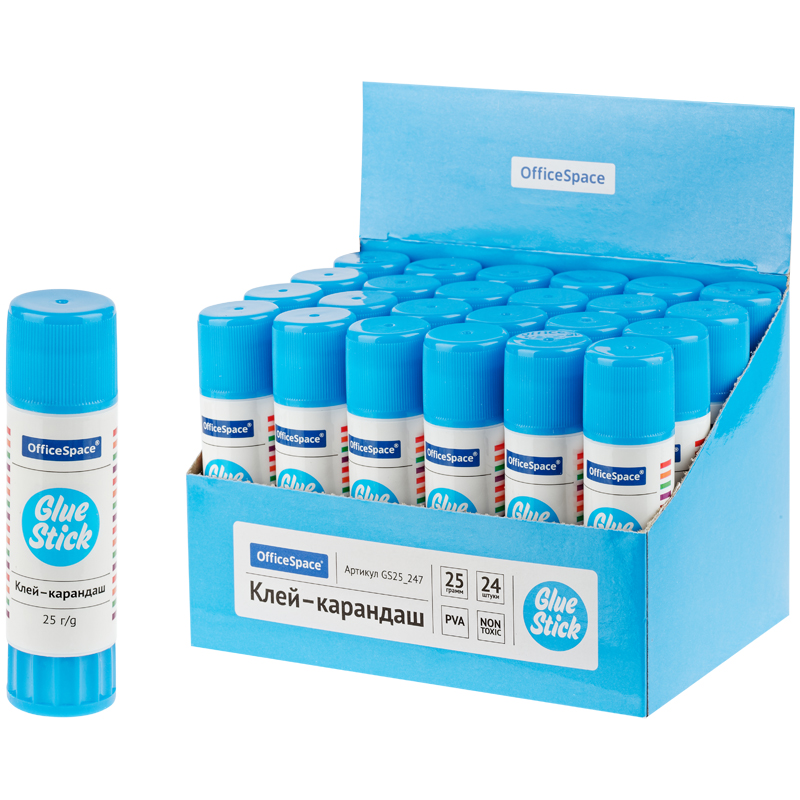 Клей-карандаш "OfficeSpace", 25г