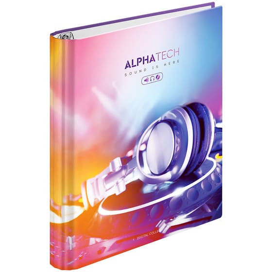 Тетрадь 120л. на кольцах, "Увлечения. Neon. Alphatech" от интернет-магазина kancelyar.by