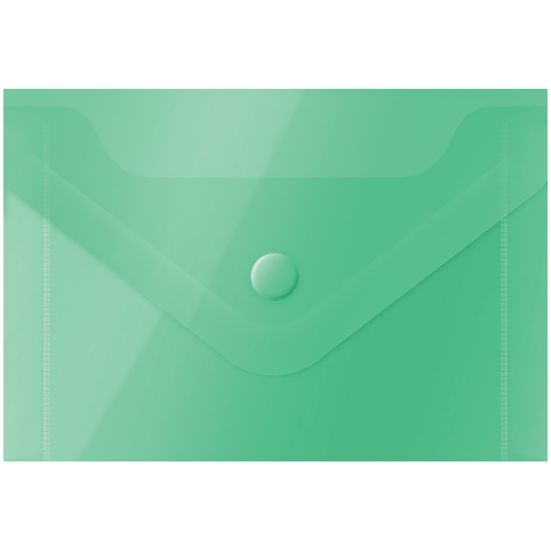 Папка-конверт A7, зеленая от интернет-магазина kancelyar.by