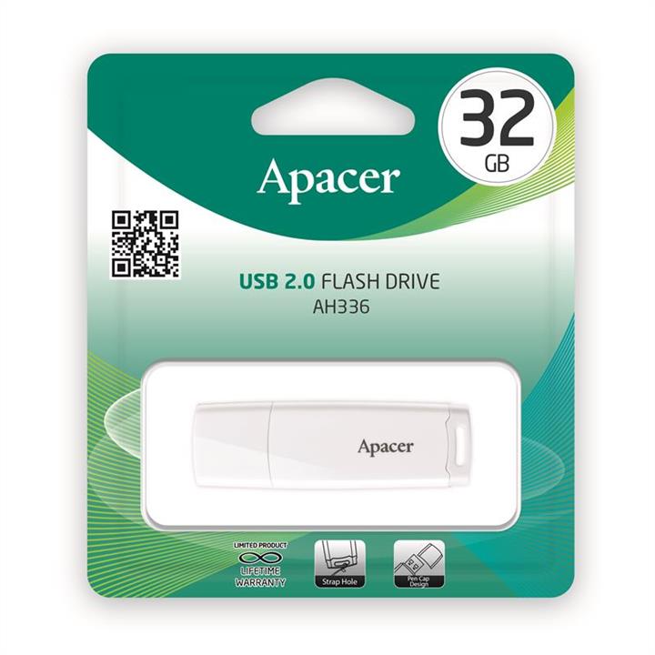 Флешка 32Gb Apacer AH336, белая