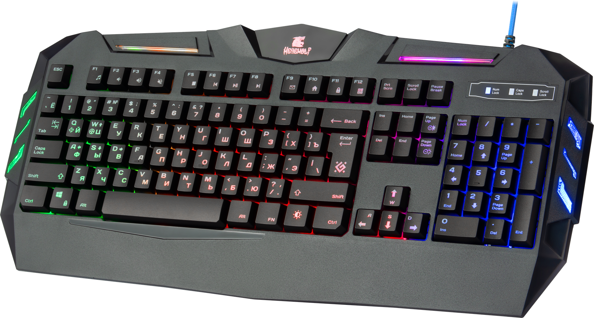 Клавиатура Defender Werewolf GK-1200DL, игровая с подсветкой
