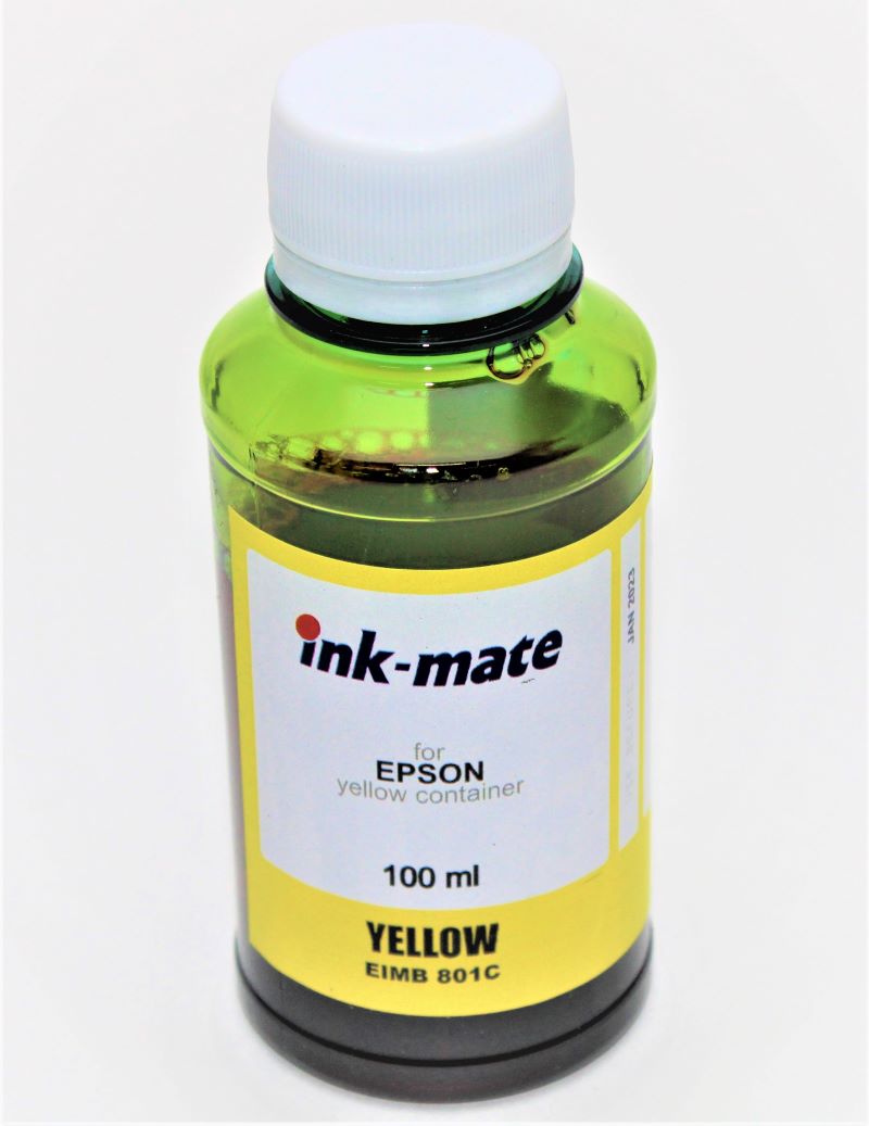 Чернила InkMate EIM-801Y 100мл, желтые от интернет-магазина kancelyar.by