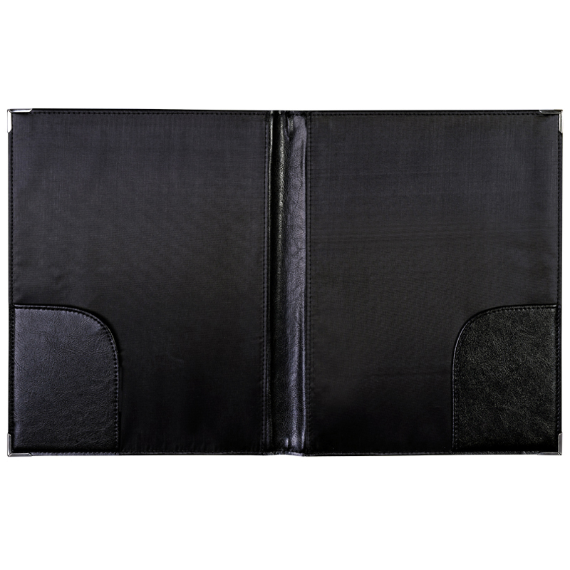 Папка на подпись кожзам, OfficeSpace черная