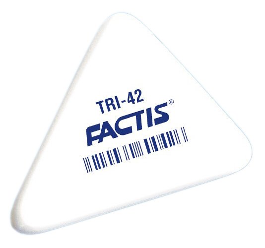 Ластик FACTIS Tri42, треугольный