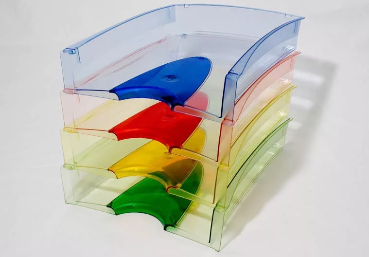 Лоток гориз. "Премиум", желтый