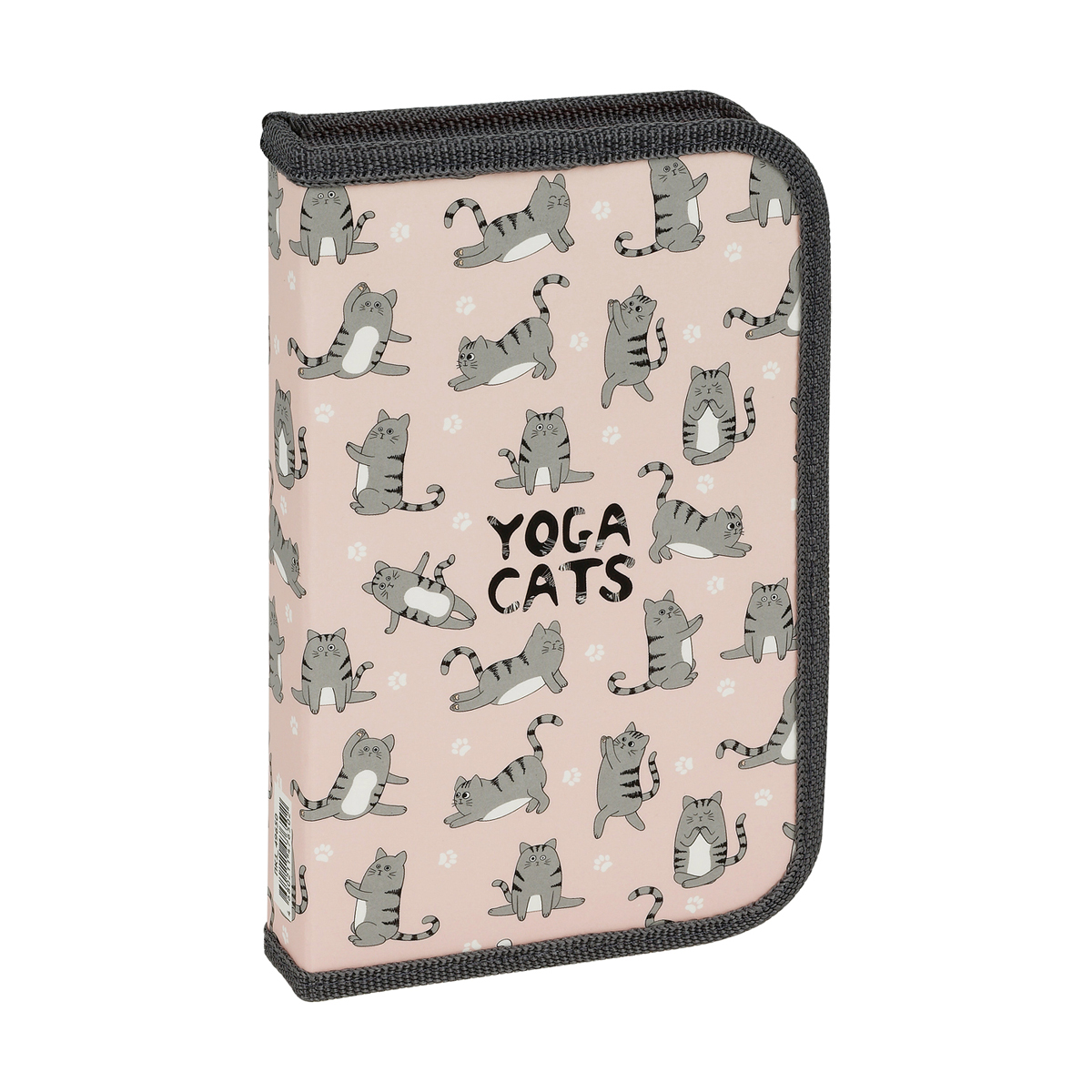 Пенал 1-секционный "Yoga Cats" от интернет-магазина kancelyar.by