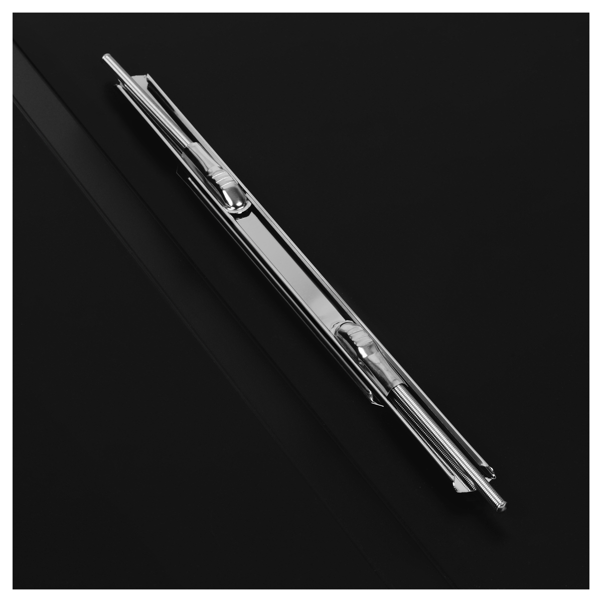 Папка с пруж. скоросш. СТАММ, черная