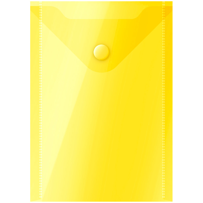 Папка-конверт A6, желтая, 150мкм от интернет-магазина kancelyar.by