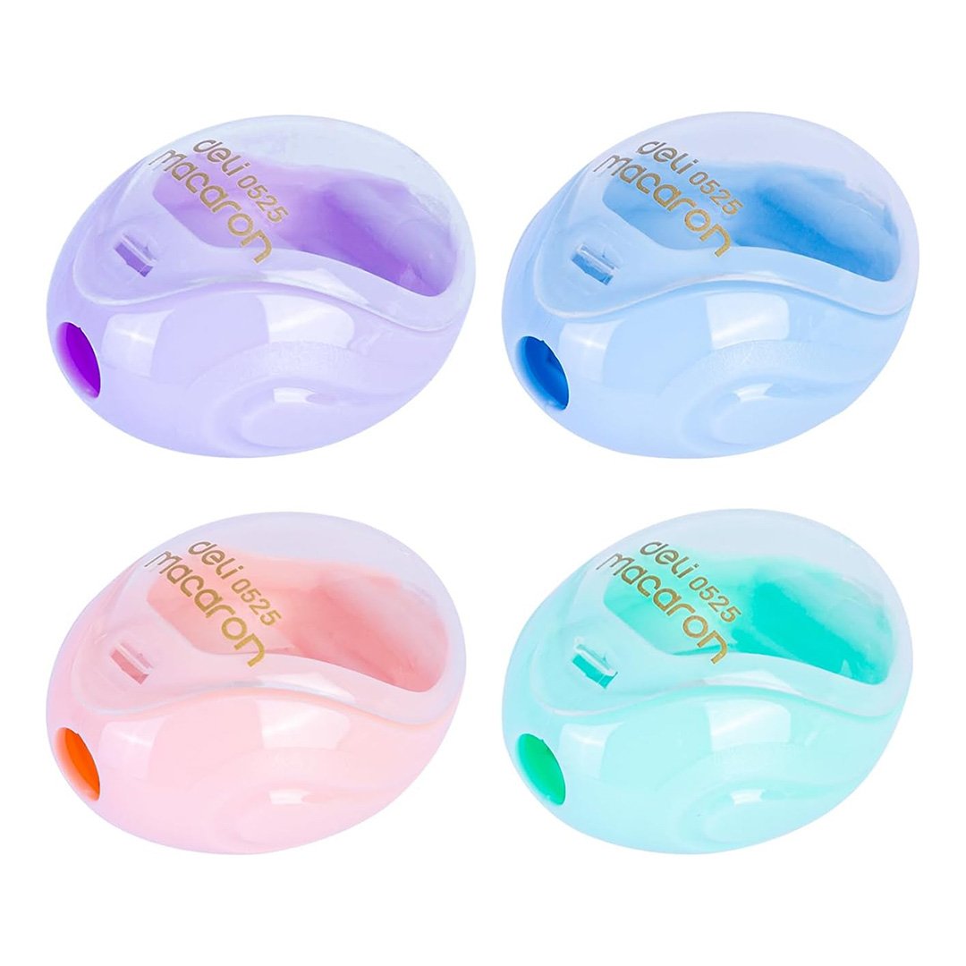 Точилка пластик. "Macaron", Deli