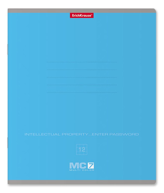 Тетрадь 12л., клетка, "МС-7", Erich Krause