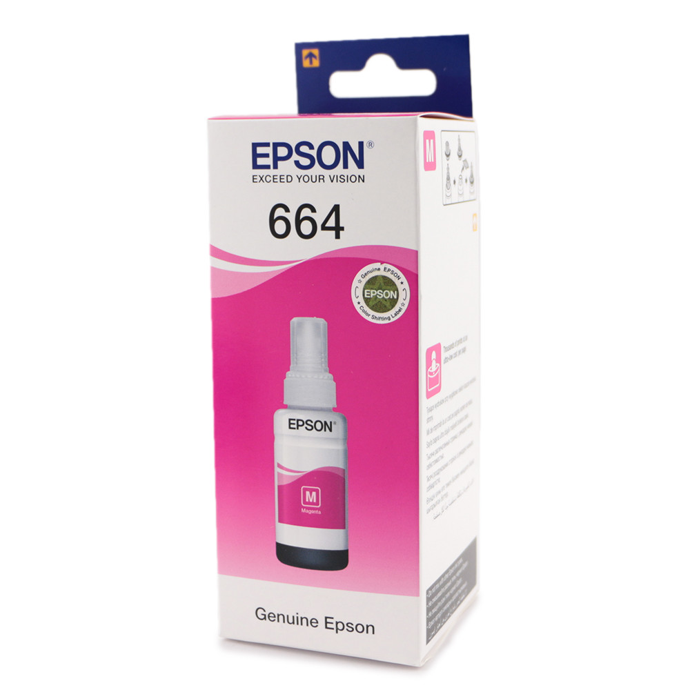 Чернила Epson T6643, красные
