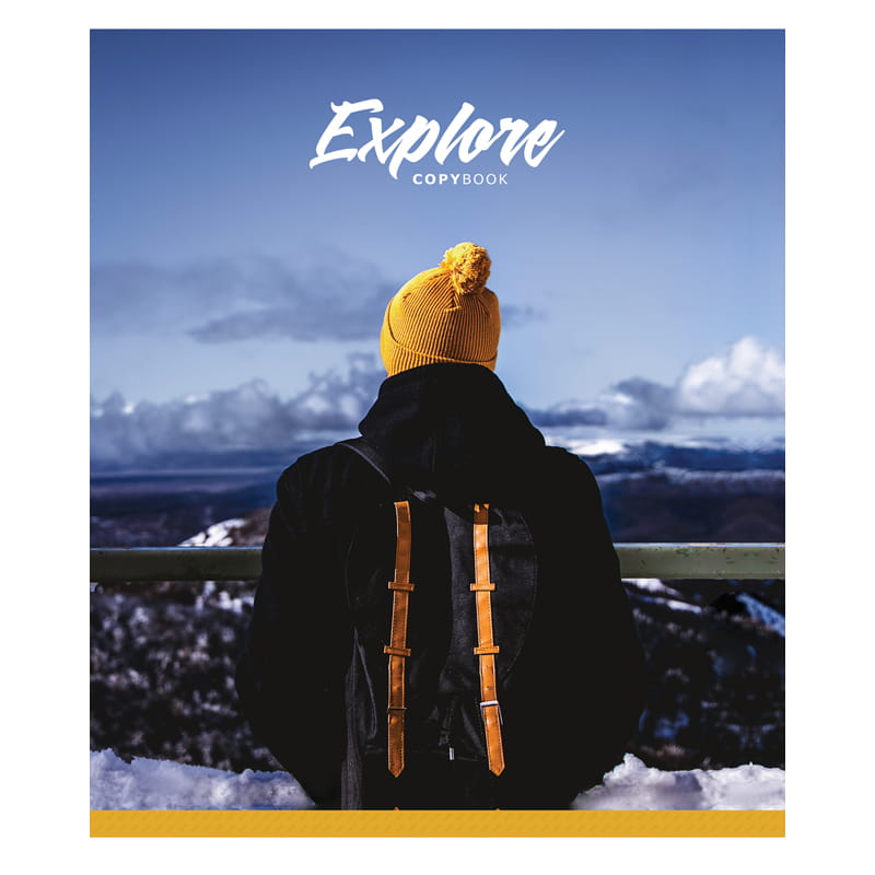 Тетрадь 96л. "Путешествия. Explore", клетка