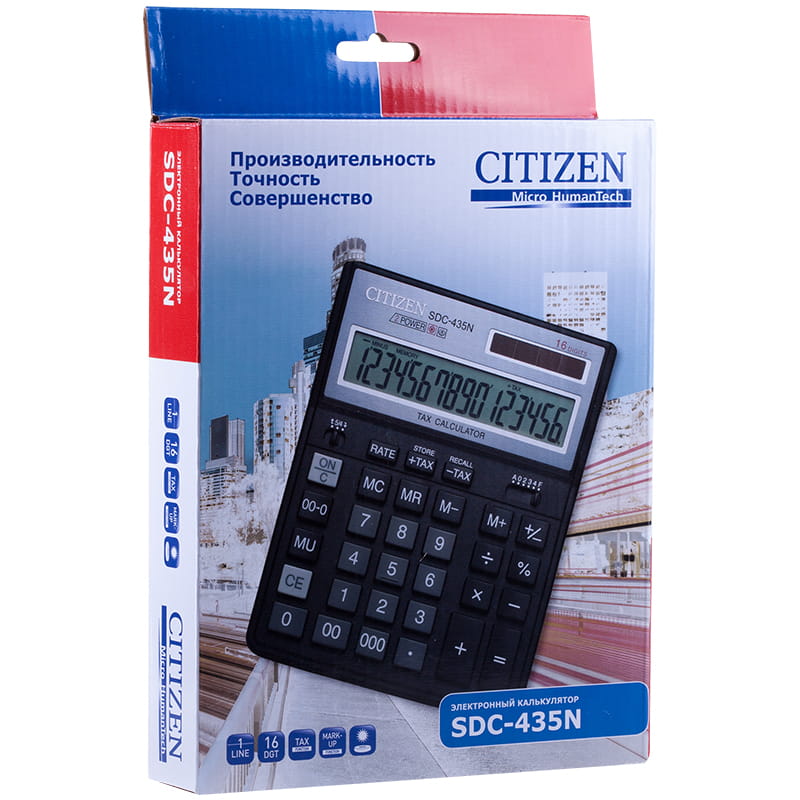 Калькулятор Citizen SDC-435N