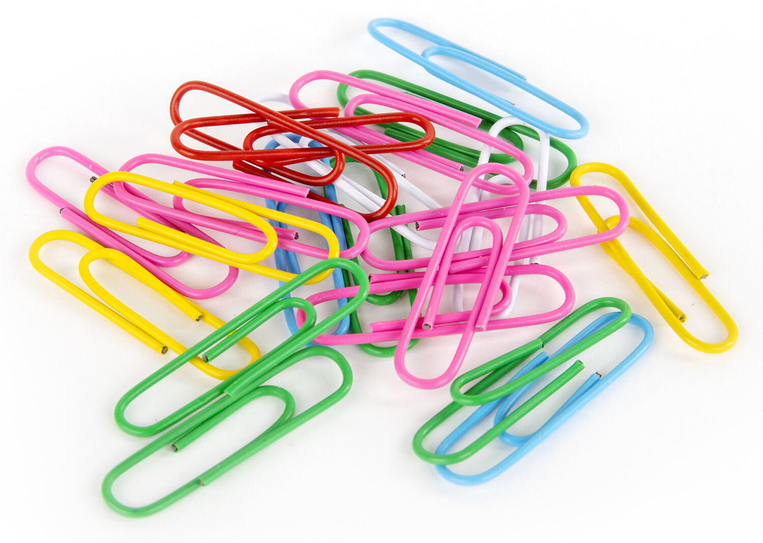 Скрепки 33мм, Brauberg, цветные, 100шт