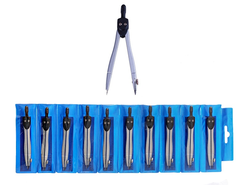 Циркуль металлический в чехле, M-4499