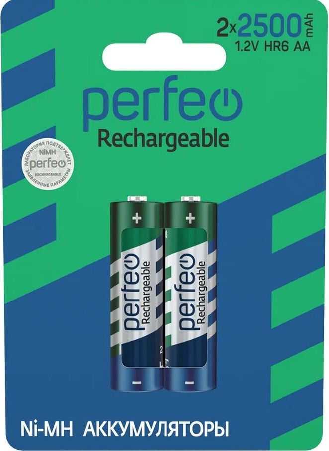Аккумулятор АА Perfeo 2500mAh от интернет-магазина kancelyar.by