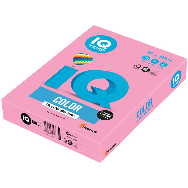 Бумага цветная  А4 "IQ Color",1лист, зеленый, для принтера от интернет-магазина kancelyar.by