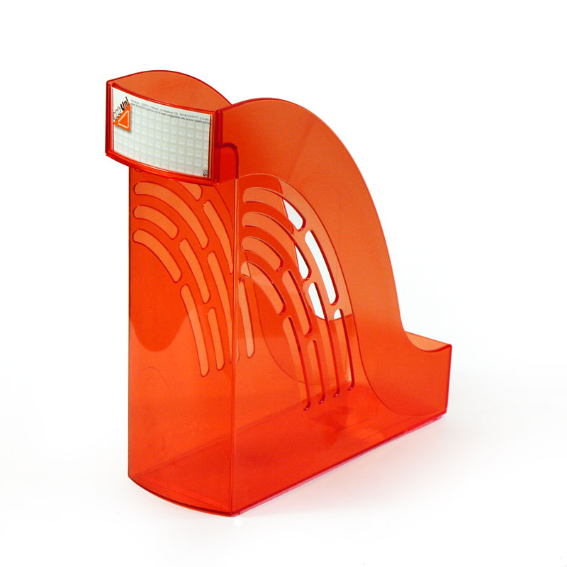 Лоток вертик. "95", прозрачно-красный