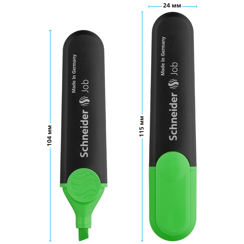 Набор текстовыдилителей, Schneider "Job" 4цв.