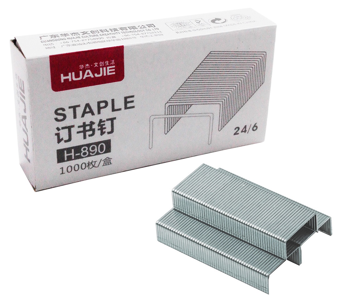 Скобы №24 Hua Jie (1000шт)