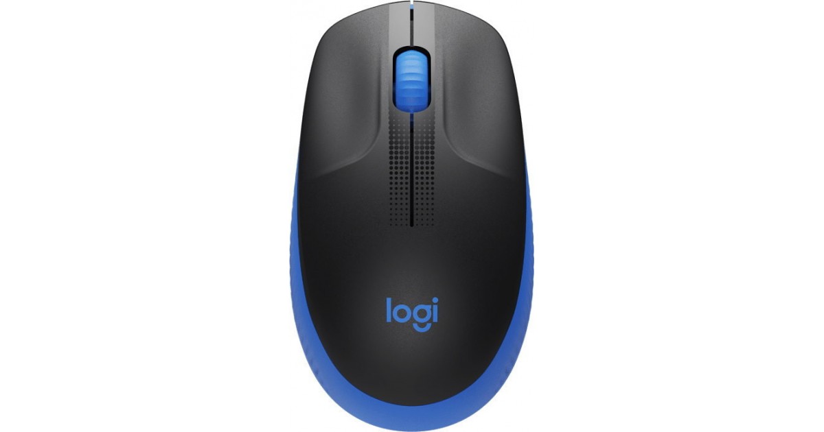 Мышь Logitech M190, беспроводная, синяя от интернет-магазина kancelyar.by