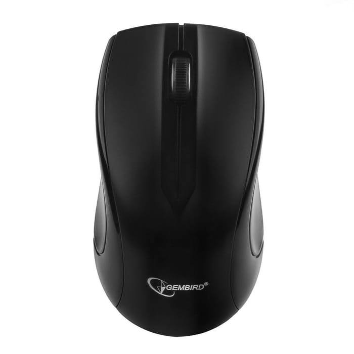 Мышь Gembird MUSW-320, беспроводная, черная от интернет-магазина kancelyar.by
