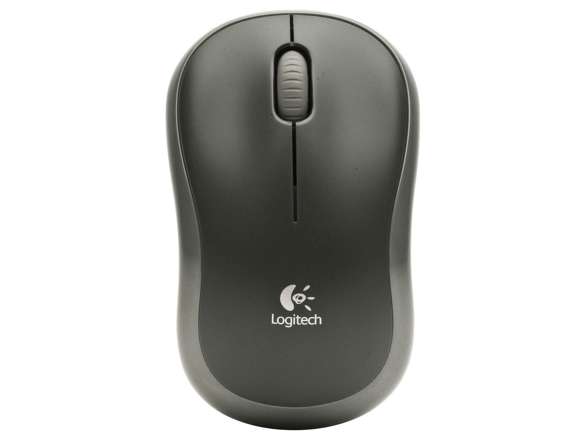 Мышь Logitech M185, беспроводная, черно-серая от интернет-магазина kancelyar.by