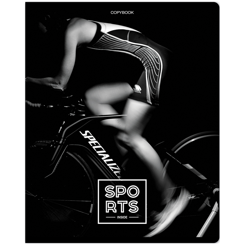 Тетрадь 96л. "Спорт. Inside sports", клетка от интернет-магазина kancelyar.by