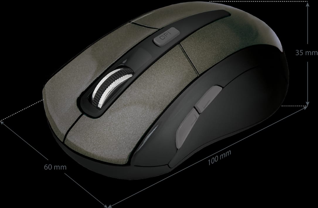 Мышь Defender Accura ММ-965, беспроводная, коричневая от интернет-магазина kancelyar.by
