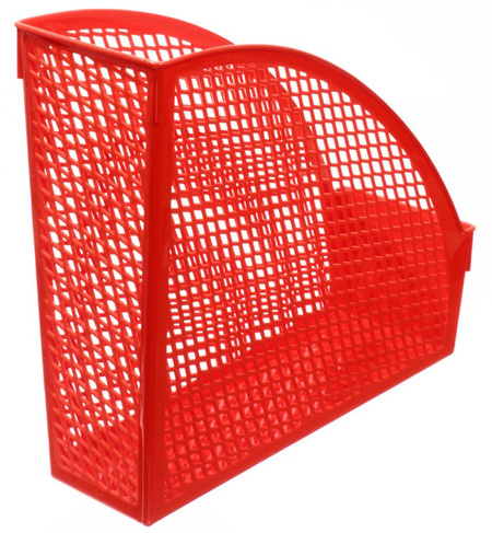 Лоток вертик. "Офис-Класс", красный