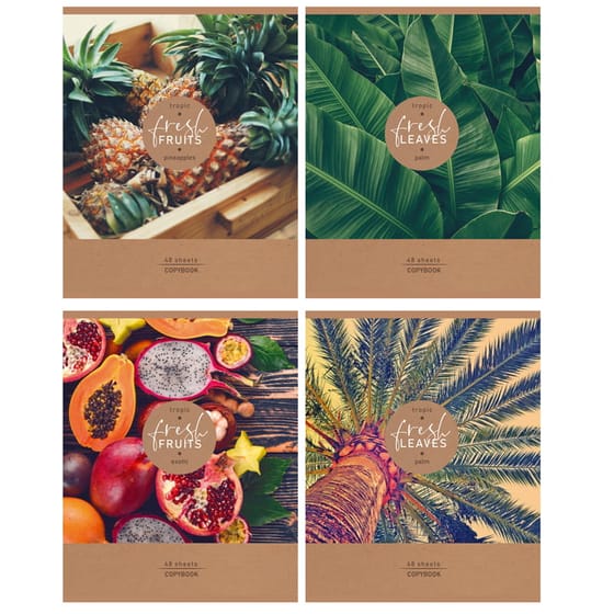 Тетрадь 48л. "Tropic fresh", клетка от интернет-магазина kancelyar.by