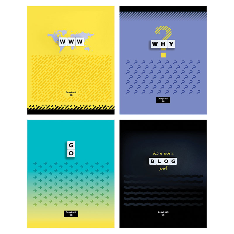 Тетрадь 96л. BG "Why?", клетка