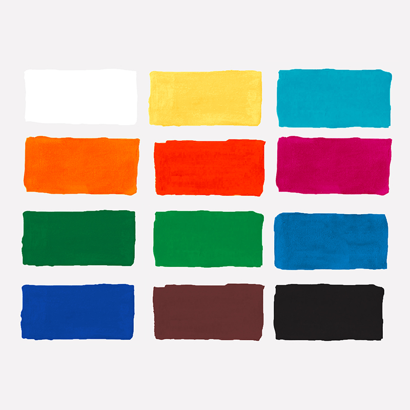 Гуашь 12цв. "Енот в Греции"