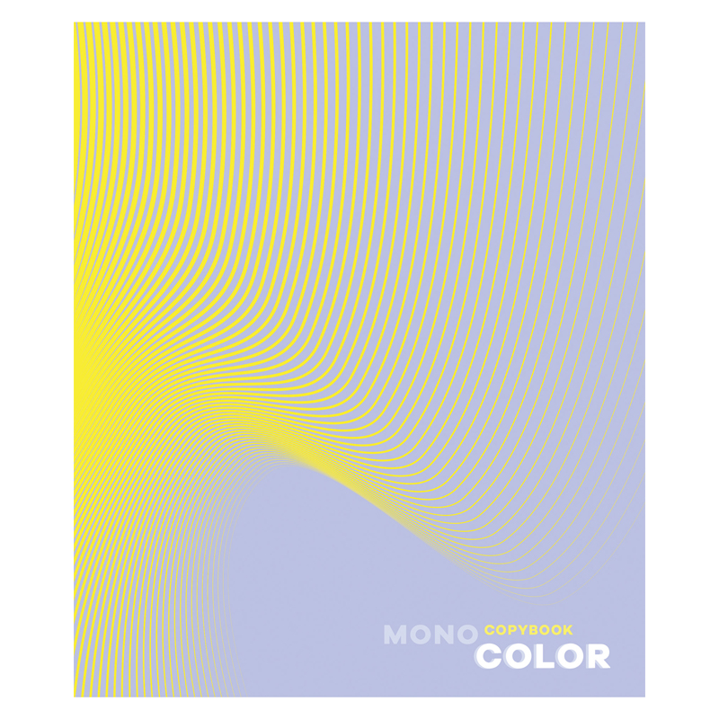 Тетрадь 96л. "Моноколор. Wave", клетка от интернет-магазина kancelyar.by