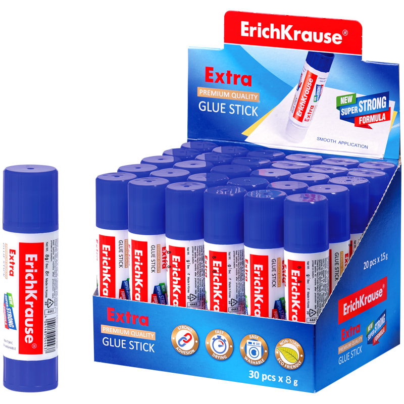 Клей-карандаш Erich Krause, 8г