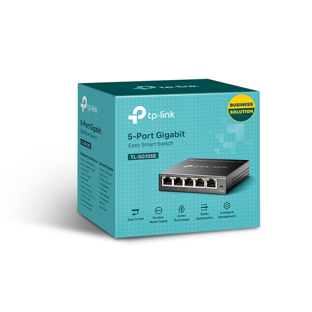 Коммутатор TP-Link SG105E, 5 портов