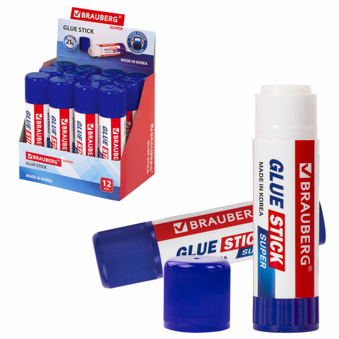 Клей-карандаш "Super", 21г, Brauberg