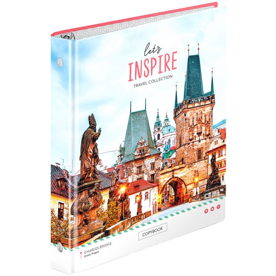Тетрадь 160л. на кольцах, "Путешествия. Let`s inspire" от интернет-магазина kancelyar.by