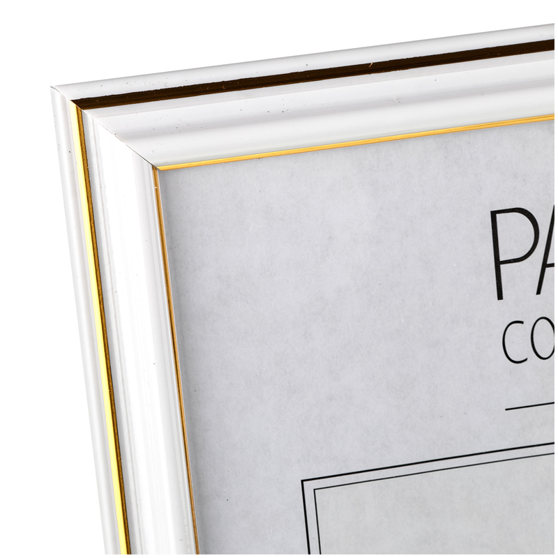 Фоторамка А4, пластик, №2 белая