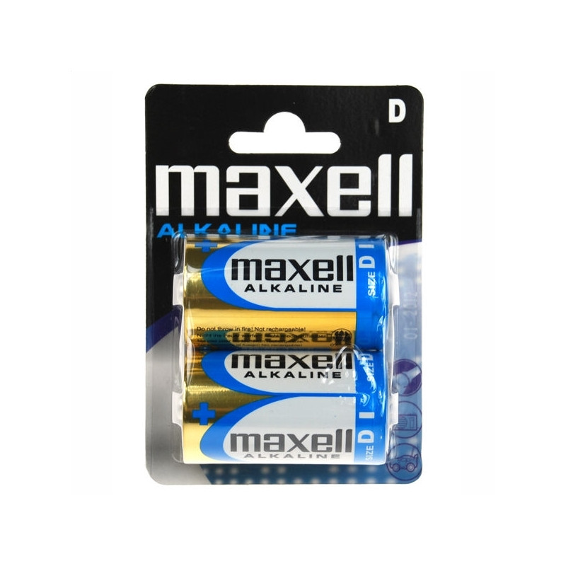 Батарейка LR20 Maxell, алкалайн от интернет-магазина kancelyar.by
