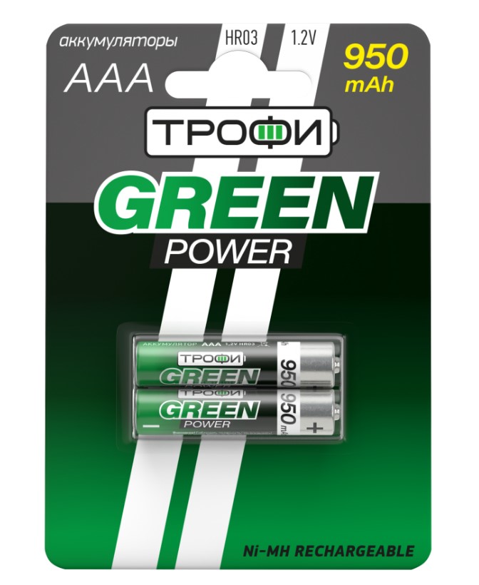 Аккумулятор ААA Трофи 950mAh от интернет-магазина kancelyar.by
