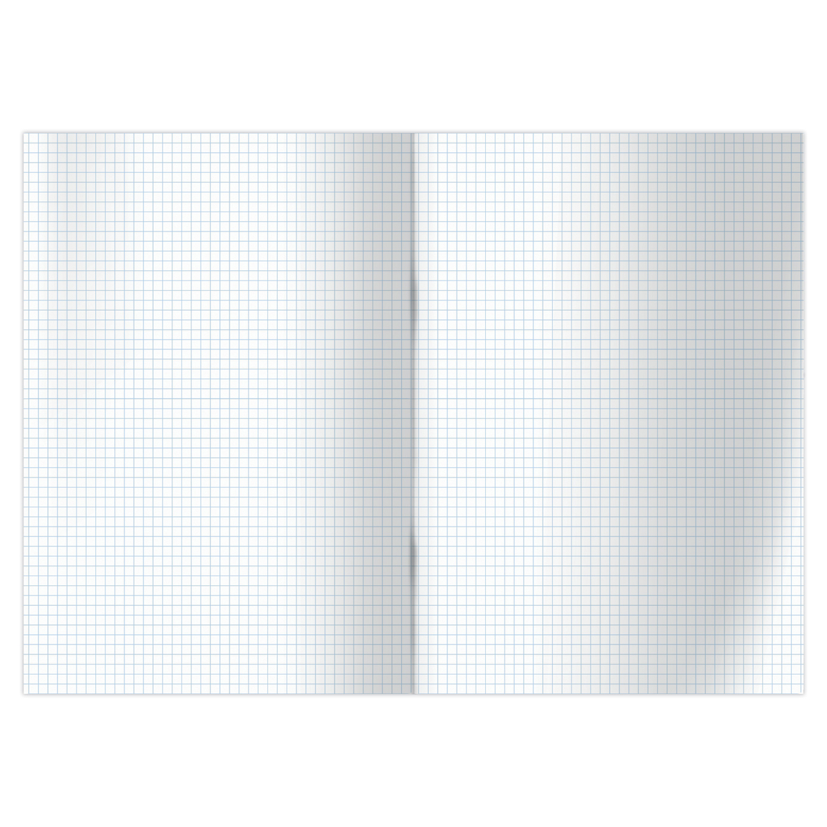 Книга учета А4 96л, OfficeSpace, серая обложка, клетка