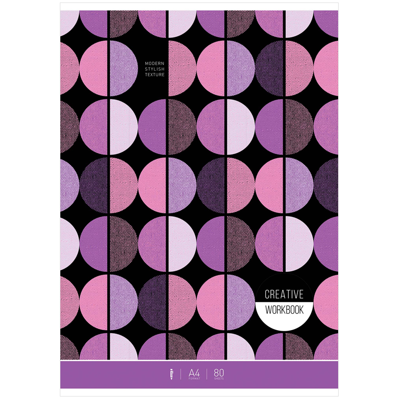 Тетрадь А4 80л, "Стиль. Pattern collection", клетка от интернет-магазина kancelyar.by